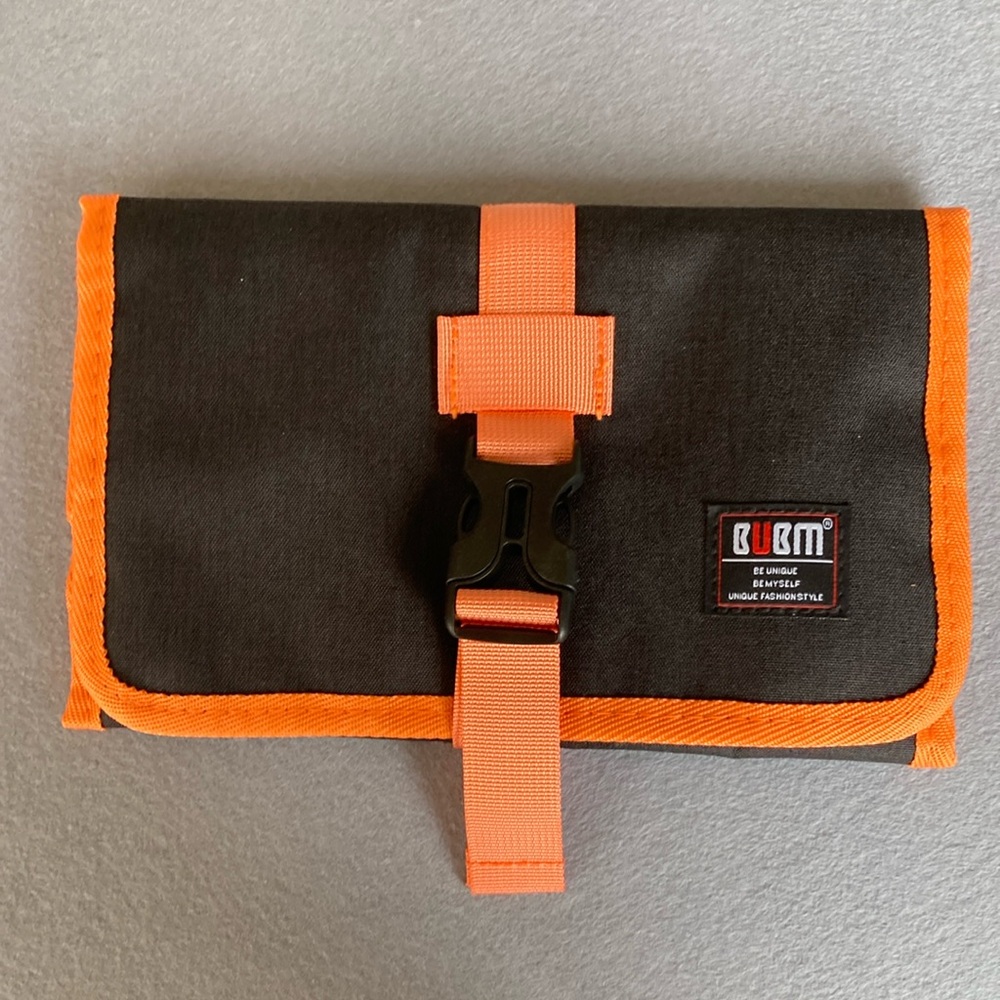 BUBM Black and Orange Travel Bag